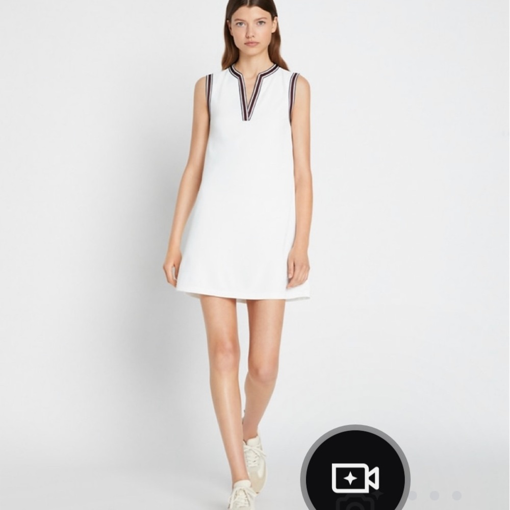 Tory Burch Sleeveless Tennis Tunic Dress